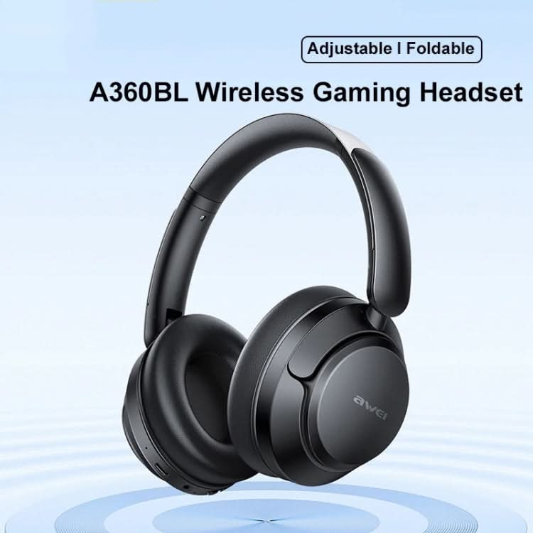 AWEI A360BL Foldable Wireless Bluetooth Gaming Headset