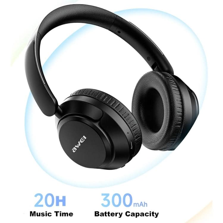 AWEI A360BL Foldable Wireless Bluetooth Gaming Headset