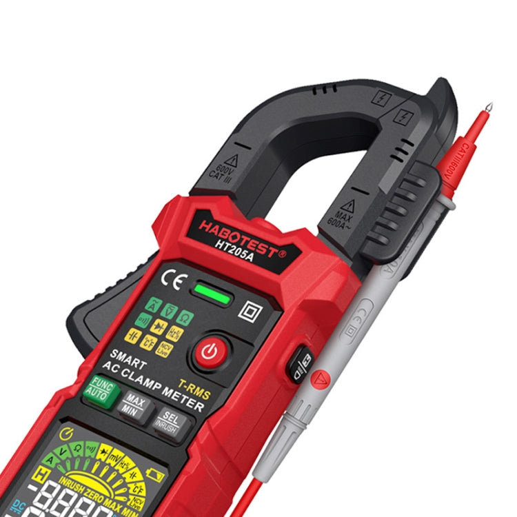 HABOTEST HT205A Multifunctional Intelligent Burn-proof Clamp Multimeter Reluova