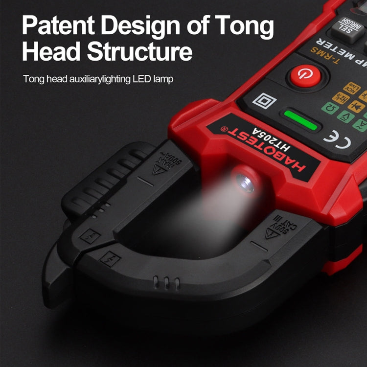 HABOTEST HT205A Multifunctional Intelligent Burn-proof Clamp Multimeter Reluova