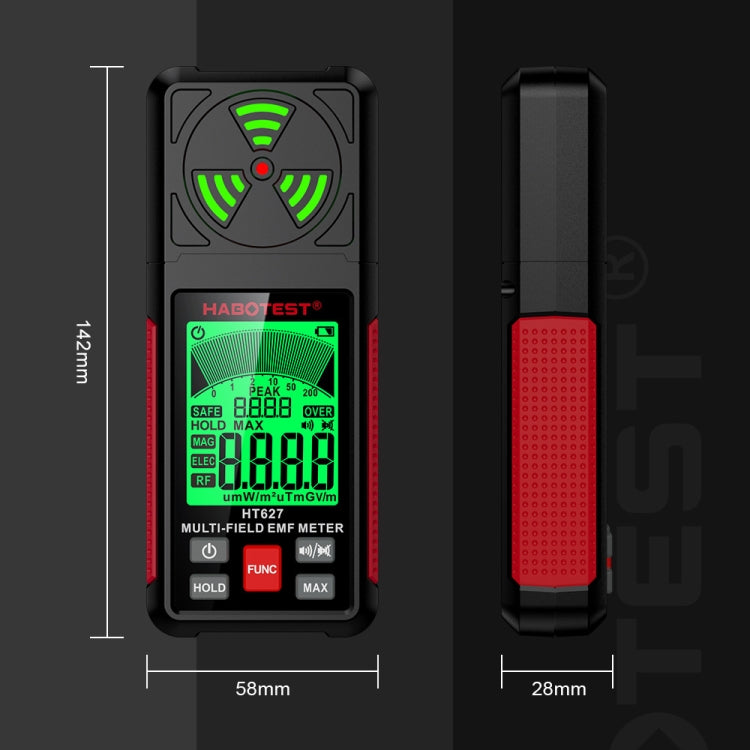 HABOTEST HT627 Electromagnetic Radiation Detector Reluova