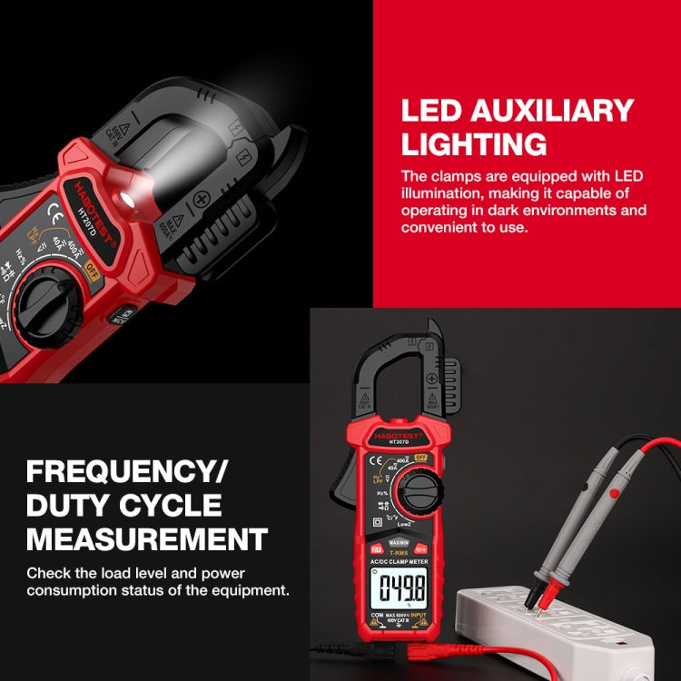HABOTEST HT207D Multifunctional Digital Clamp Multimeter Reluova