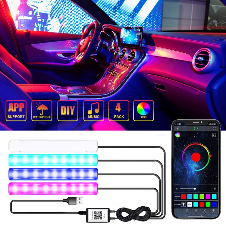 G4 Car USB RGB Foot LED Atmosphere Light with APP Control ÎҵÄÉ̵ê