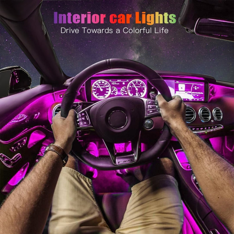 G4 Car USB RGB Foot LED Atmosphere Light with APP Control ÎҵÄÉ̵ê