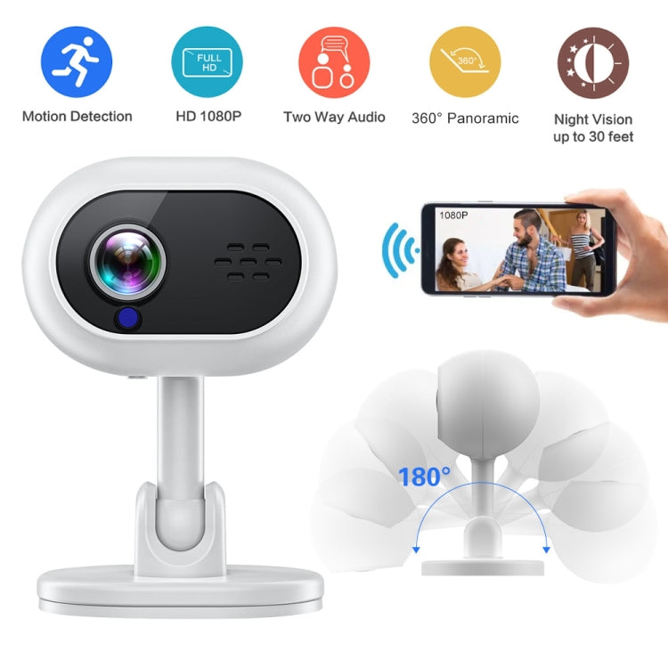 A4 1080P HD WiFi Smart Surveillance Camera Support Two-way Voice & Infrared Night Vision-Reluova