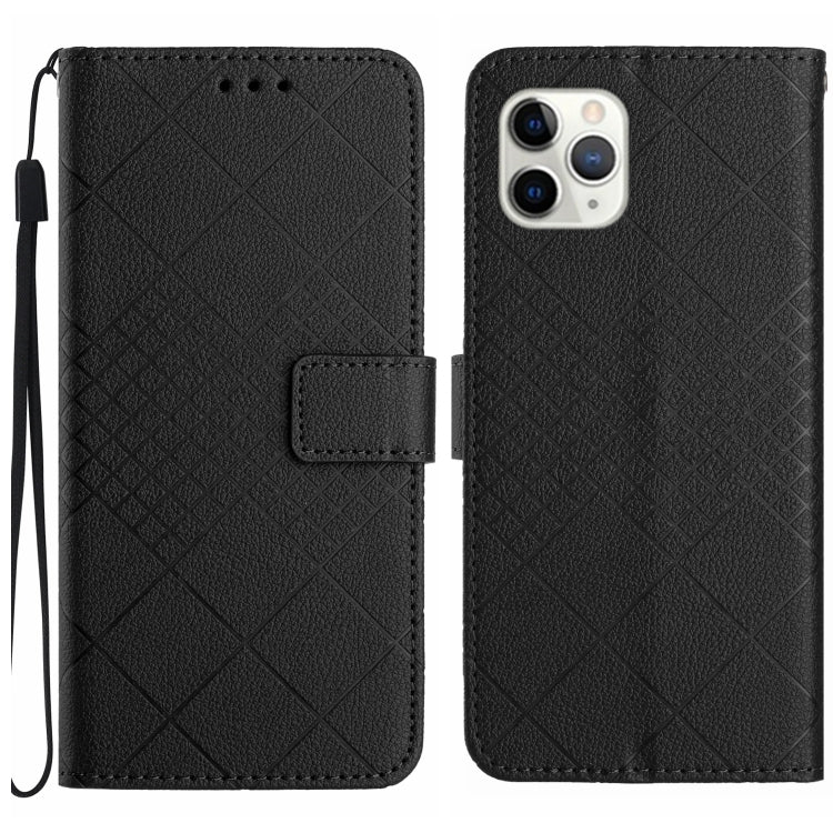 Rhombic Grid Texture Leather Phone Case, Series 2