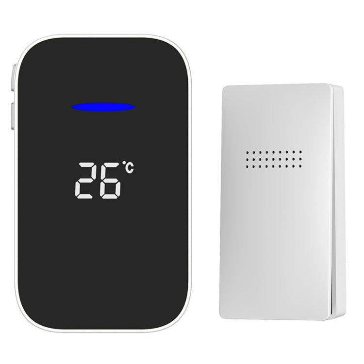 C302B One to One Home Wireless Doorbell Temperature Digital Display Remote Control Elderly Pager Reluova