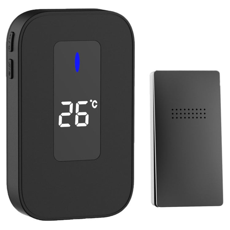 C303B One to One Home Wireless Doorbell Temperature Digital Display Remote Control Elderly Pager Reluova