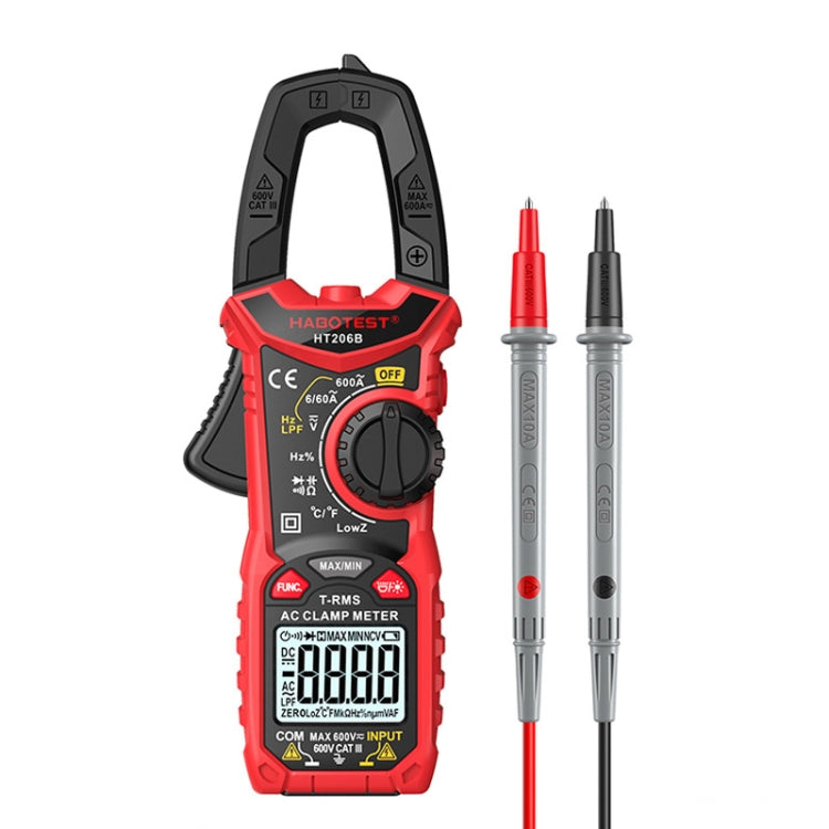 HABOTEST HT206B Auto-ranging High Precision Digital Clamp Multimeter Reluova