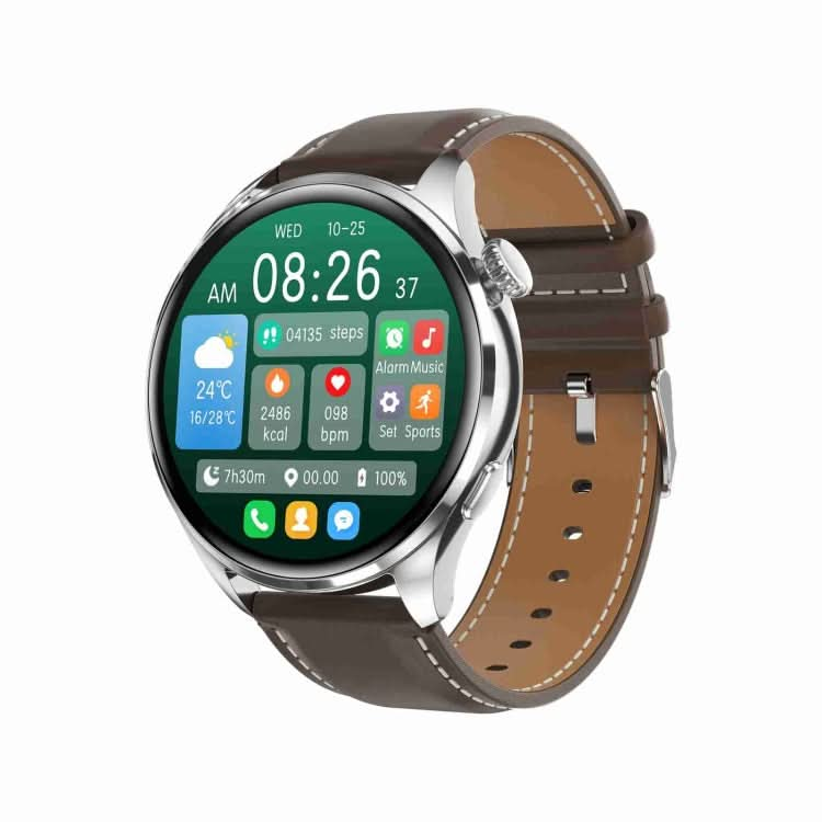 TM05 Pro Smart Bracelet, 1.46 inch Leather Band IP67 Waterproof Smart Watch, Bluetooth Call / Heart Rate / Blood Pressure / Blood Oxygen