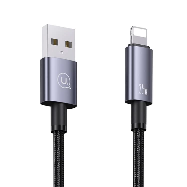 USAMS US-SJ667 USB To 8 Pin 2.4A Fast Charge Data Cable, Length: 1.2m