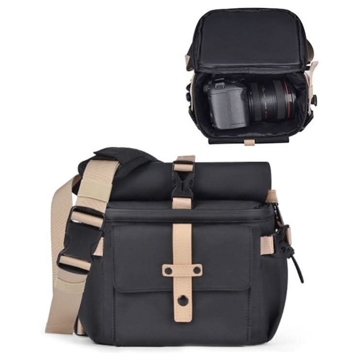 Cwatcun D90 Contrast Color Single Shoulder Camera Bag Outdoor Camera Bag Professional Crossbody Handbag My Store