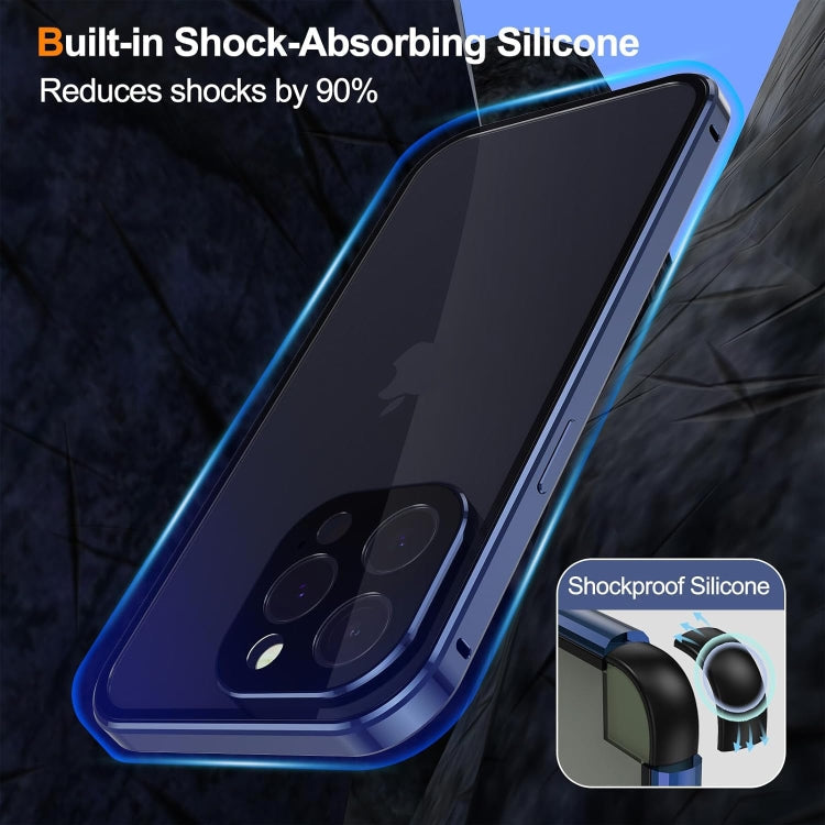 Anti-peeping Magnetic Double-sided Tempered Glass Phone Case, Series 1