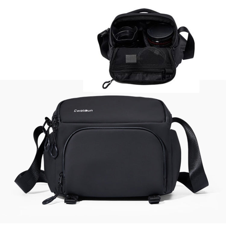 Cwatcun D101 Crossbody-Kameratasche, Schultertasche für Fotografieobjektive