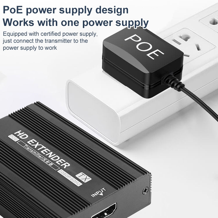 Measy ET1815 HDMI Extender Transmitter and Receiver Converter, Transmission Distance: 150m