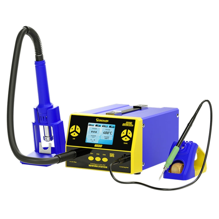 Mechanic 861DS 2 in 1 Dual Function Hot Air Gun Electric Soldering Iron Rework Station