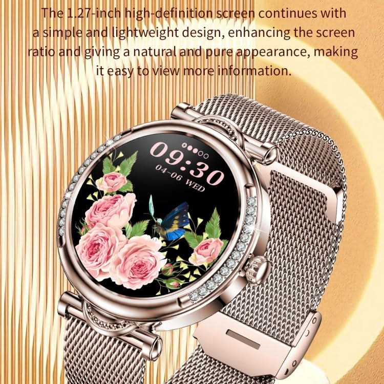 CF32 1.27 inch Screen Lady Smart Watch, Support Female Physiology Monitoring & 100+ Sports Modes