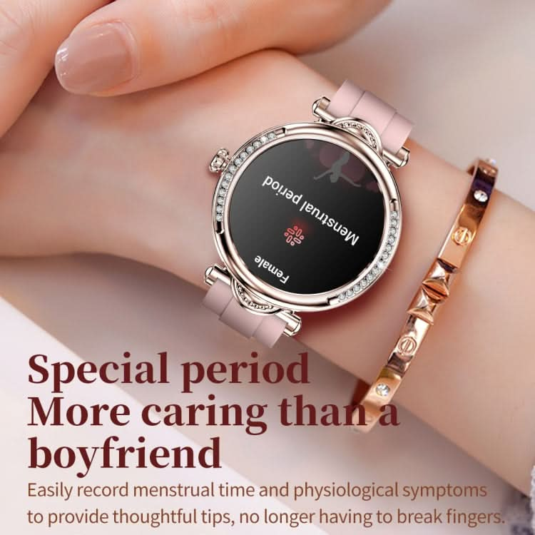 CF32 1.27 inch Screen Lady Smart Watch, Support Female Physiology Monitoring & 100+ Sports Modes