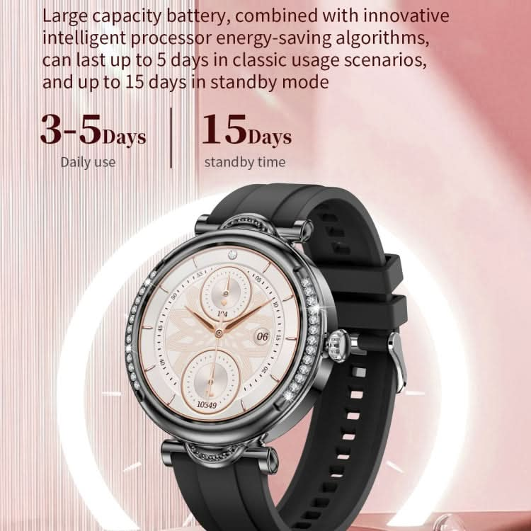 CF32 1.27 inch Screen Lady Smart Watch, Support Female Physiology Monitoring & 100+ Sports Modes