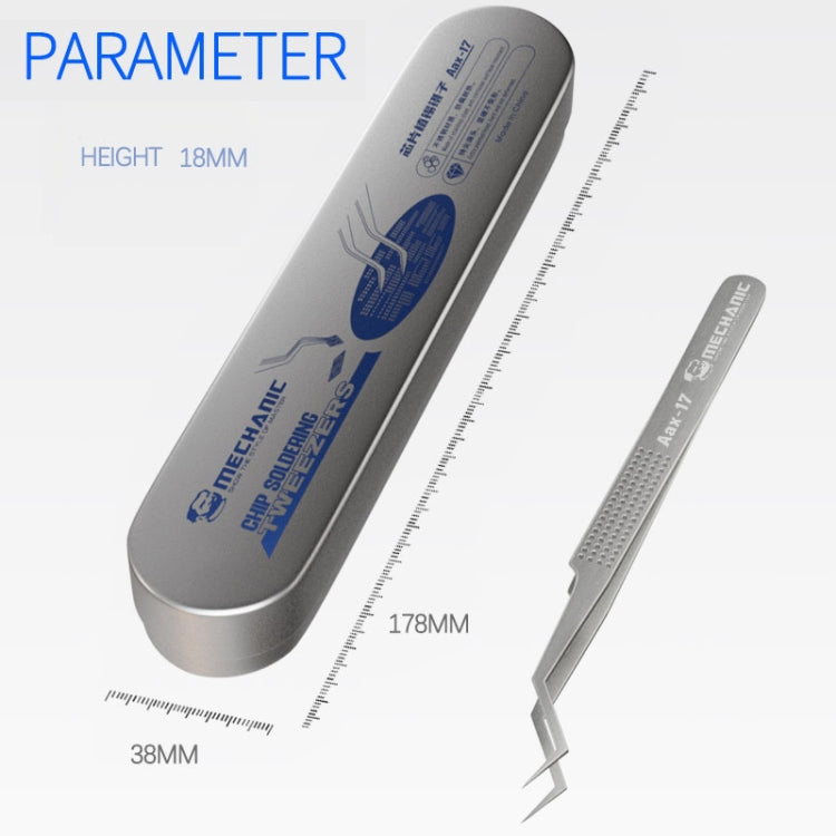 Mechanic Aax-17 Non-Magnetic Stainless Steel Tweezer My Store