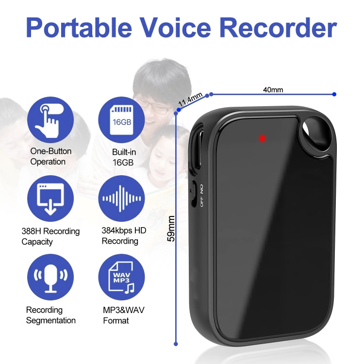 C18 Smart HD Voice Recorder with OTG Cable Reluova