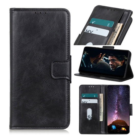 Mirren Crazy Horse Texture Horizontal Flip Leather Case with Holder & Card Slots & Wallet