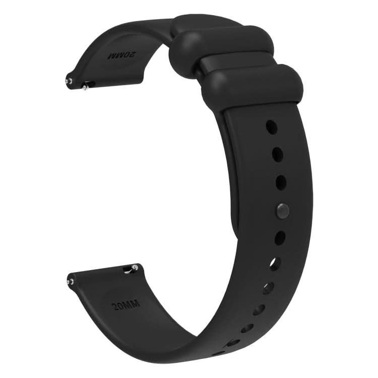 Universal Solid Color Reverse Buckle Silicone Watch Band, Series 2