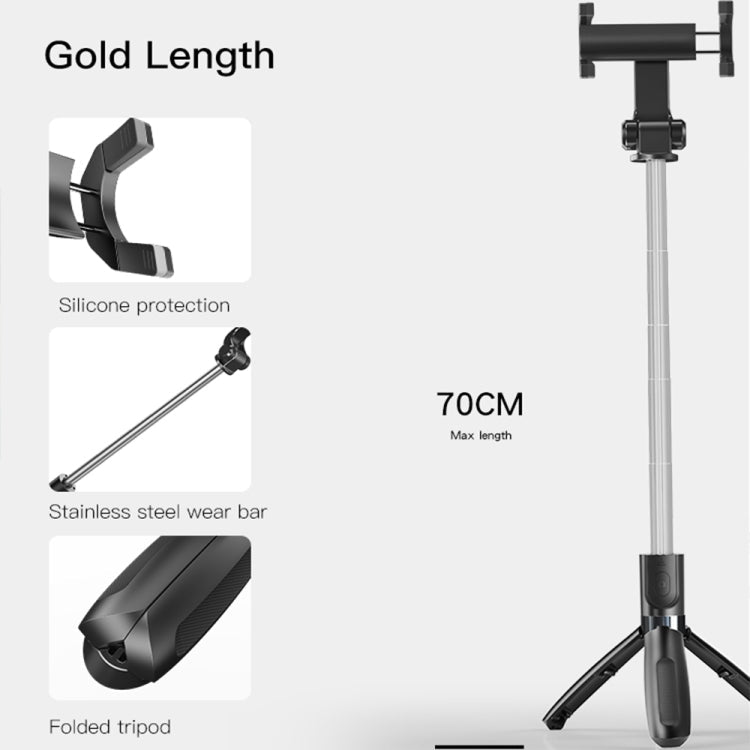 Yesido SF11 Retractable Bluetooth Tripod Phone Live Broadcast Selfie Stand Reluova