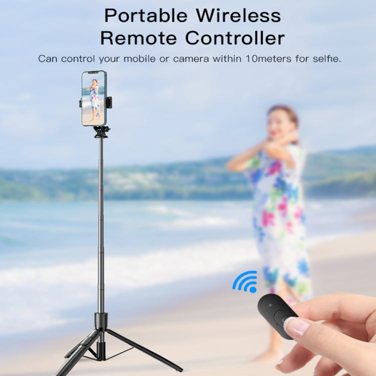 Yesido SF13 Retractable Extended Bluetooth Tripod Phone Live Streaming Selfie Stand