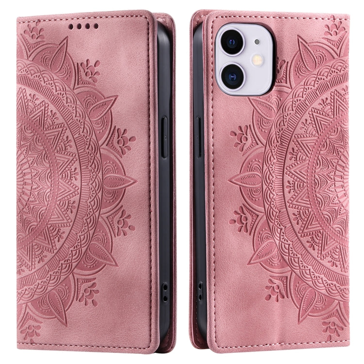 Totem Embossed Magnetic Leather Phone Case, Series 6