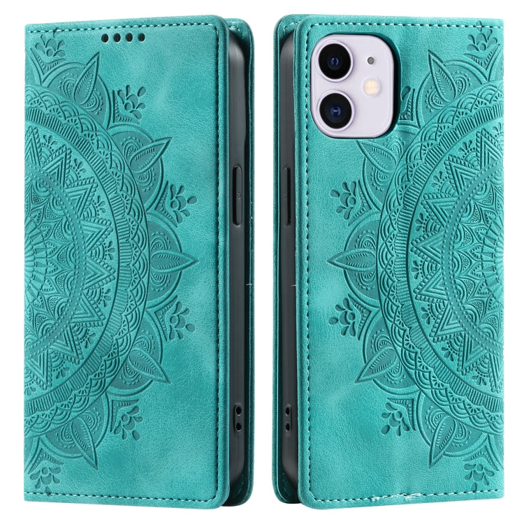 Totem Embossed Magnetic Leather Phone Case, Series 6