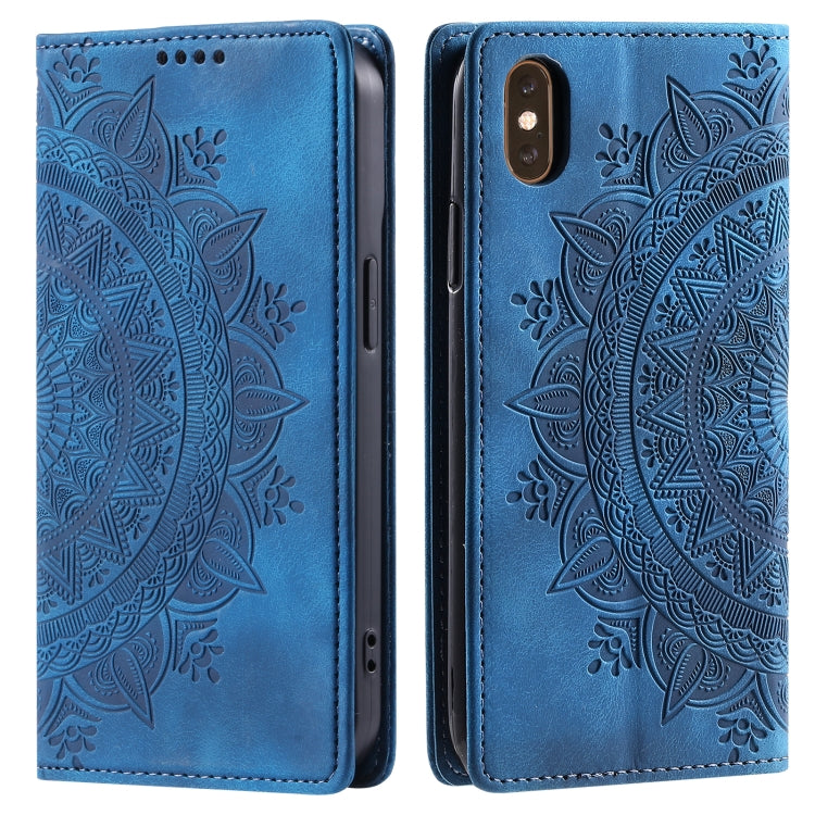 Totem Embossed Magnetic Leather Phone Case, Series 3