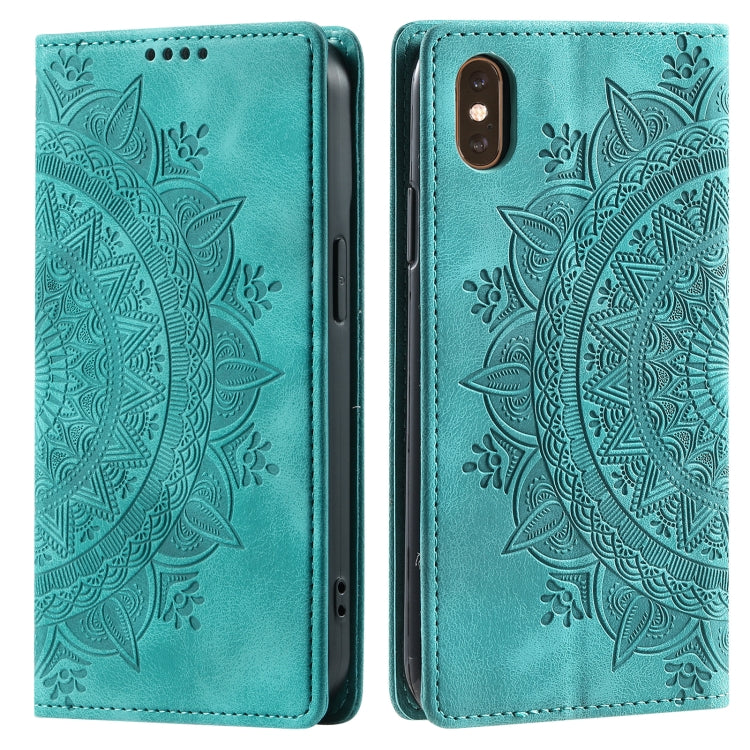 Totem Embossed Magnetic Leather Phone Case, Series 3