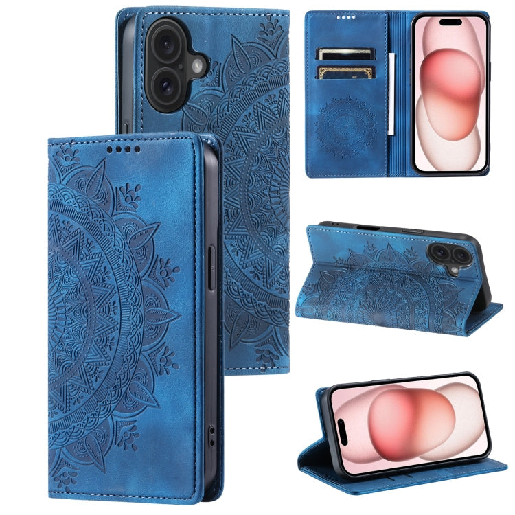 Totem Embossed Magnetic Leather Phone Case, Series 1