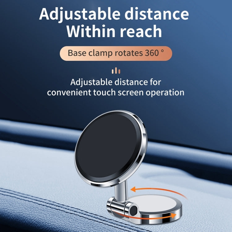 ZF016 Magnetic Alloy Foldable Car Dashboard Phone Holder