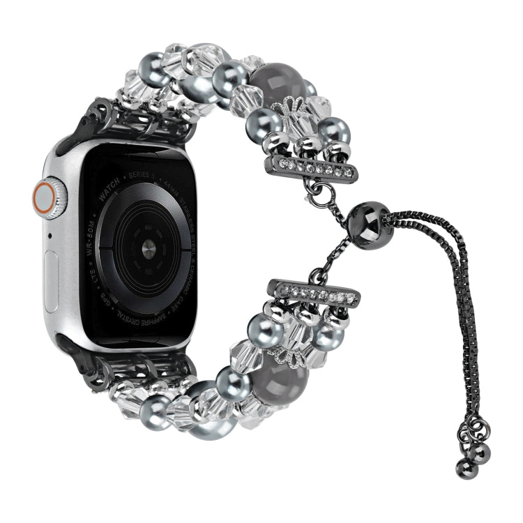 Beaded Onyx Retractable Chain Watch Band, Series 3