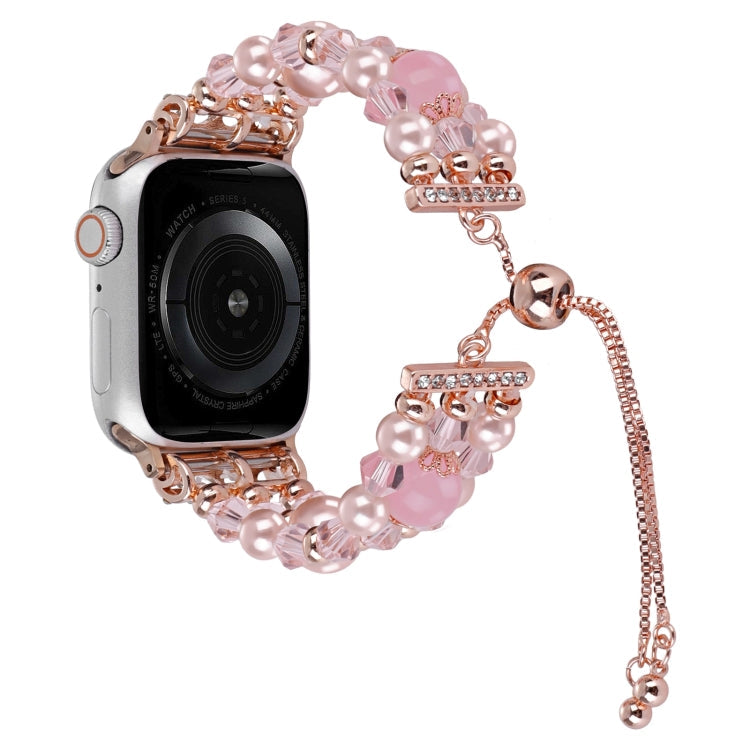 Beaded Onyx Retractable Chain Watch Band, Series 1