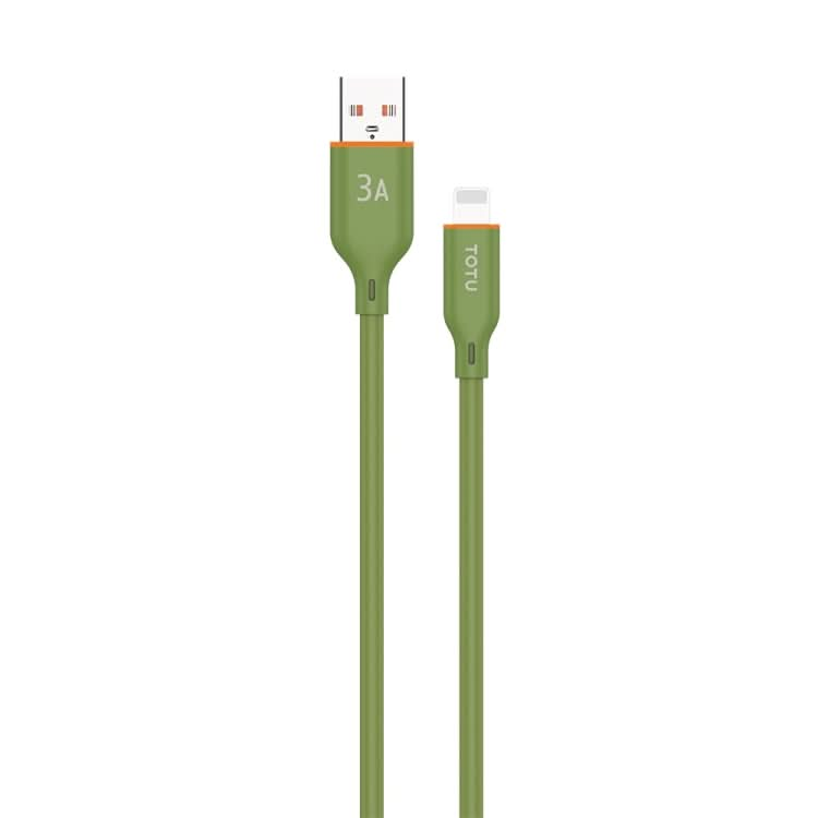 TOTU CB-6-L 15W USB to 8 Pin Silicone Data Cable, Length: 1m