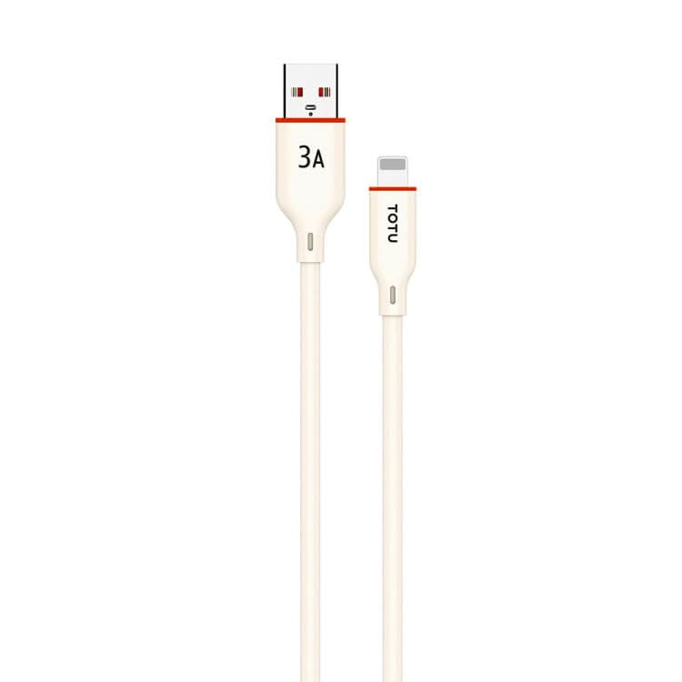 TOTU CB-6-L 15W USB to 8 Pin Silicone Data Cable, Length: 1m