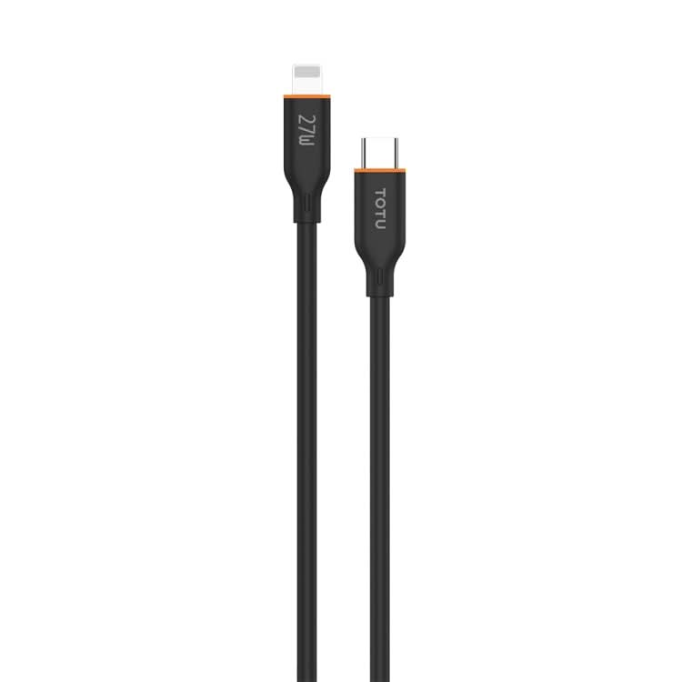 TOTU CB-6-PD 27W USB-C / Type-C to 8 Pin Silicone Data Cable, Length: 1m