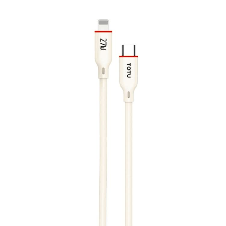 TOTU CB-6-PD 27W USB-C / Type-C to 8 Pin Silicone Data Cable, Length: 1m