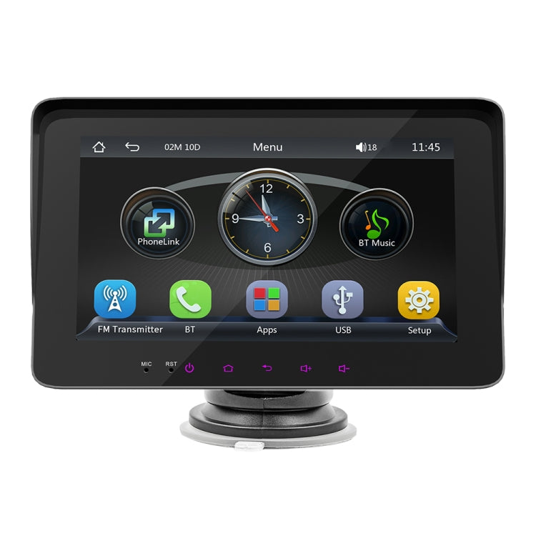 B5310 7 inch Portable Car MP5 Player Support CarPlay / Android Auto