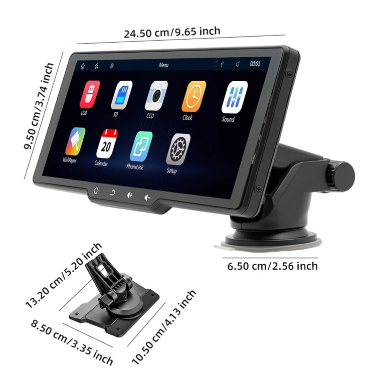 B5314 9.38 inch Portable Car MP5 Player Support CarPlay / Android Auto ÎҵÄÉ̵ê