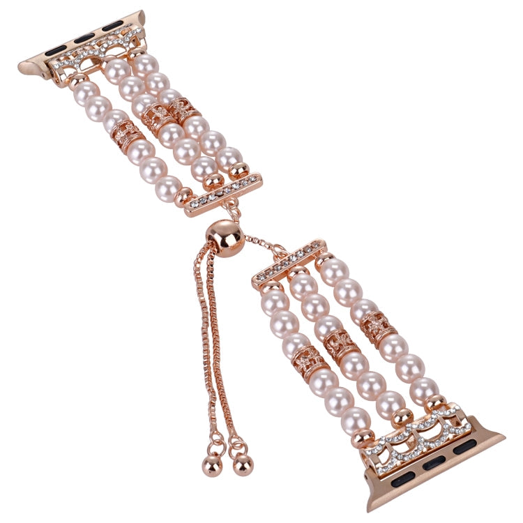 Beaded Pearl Retractable Chain Watch Band, Series 3