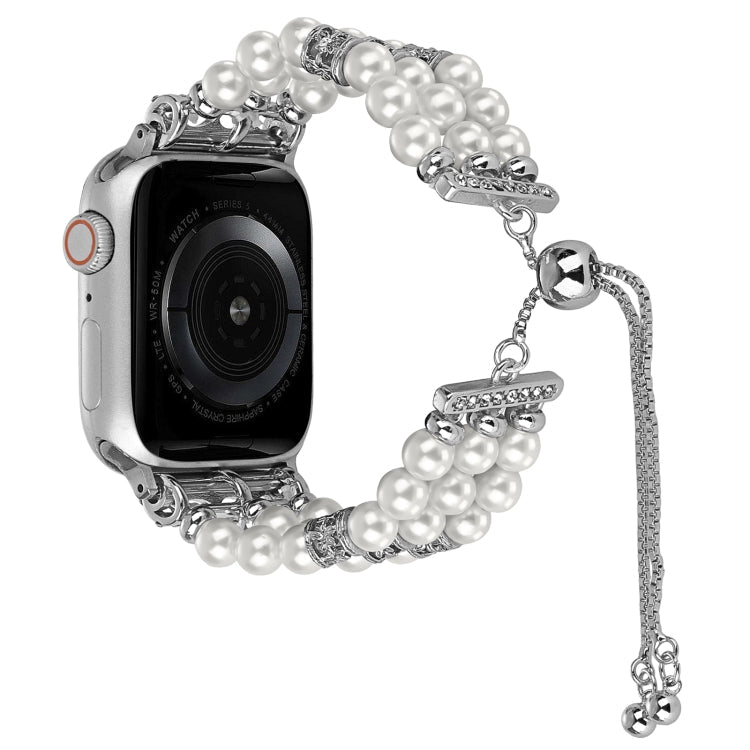 Beaded Pearl Retractable Chain Watch Band, Series 1