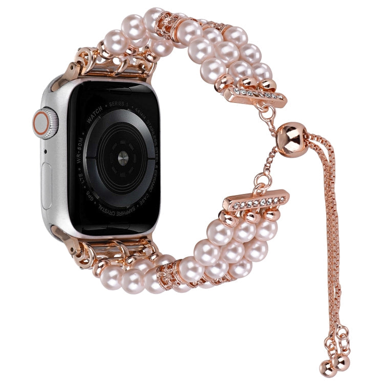 Beaded Pearl Retractable Chain Watch Band, Series 2