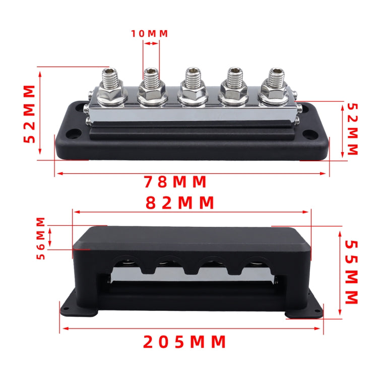 CP-4330-01 600A M10 Power Distribution Block Terminal Studs