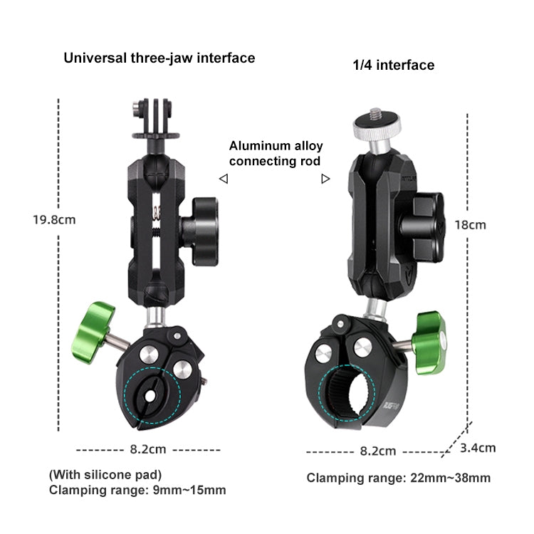 RUIGPRO Crab Clamp Action Camera Bracket My Store