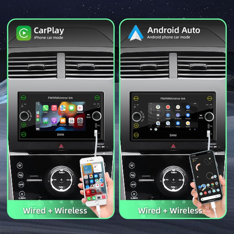 A3121 Android 12 GPS Navigation Car Multimedia Player, Support iOS CarPlay / Android Auto / Mirrorlink / WiFi-Reluova