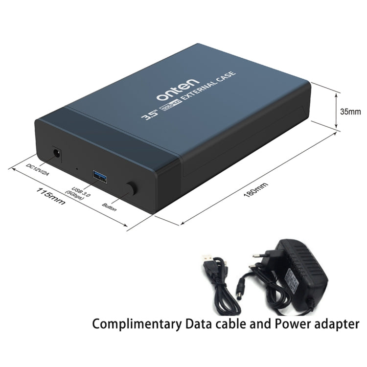 Onten UHD3 3.5 inch USB3.0 HDD External Hard Drive Enclosure